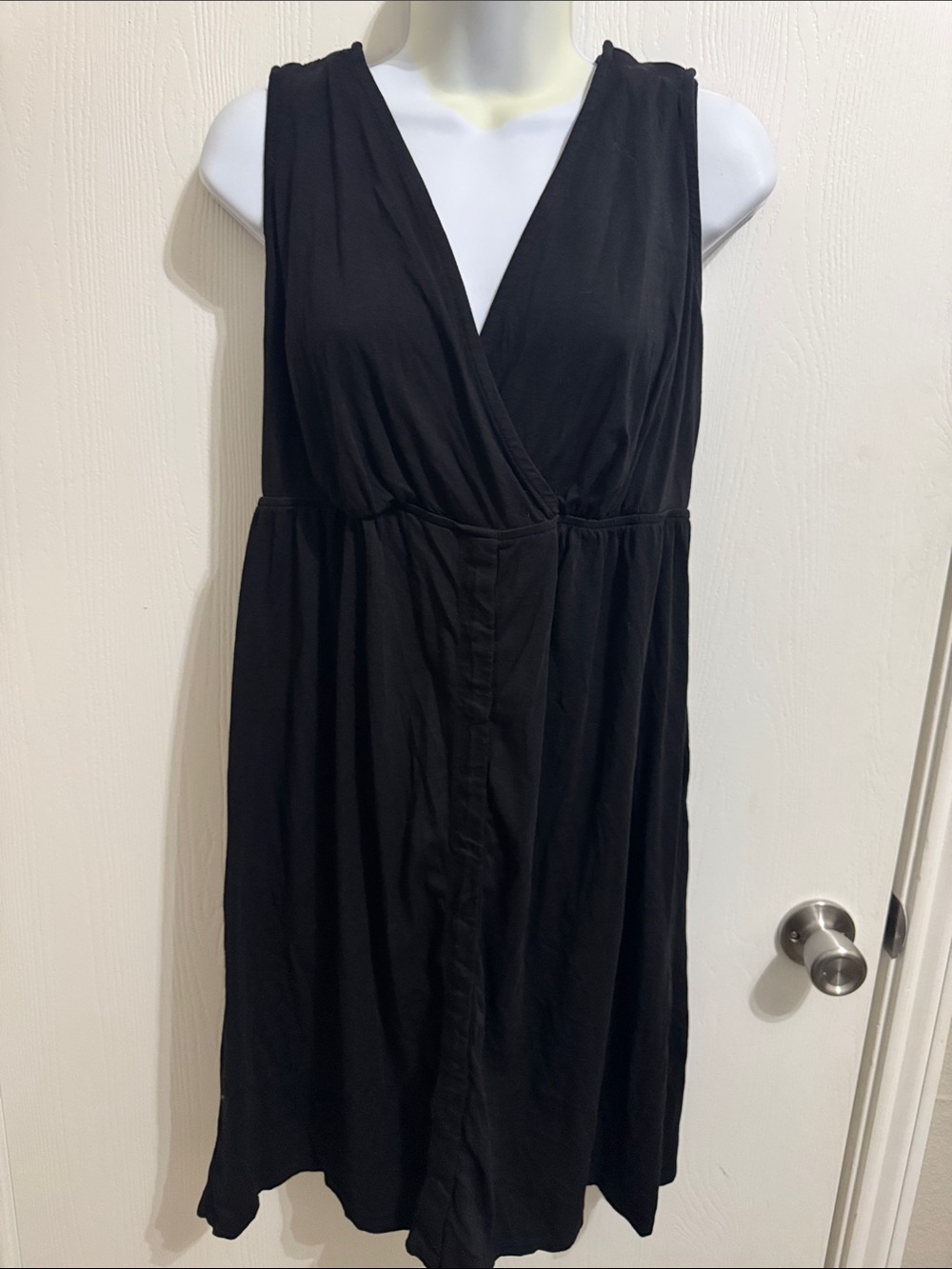 Motherhood Maternity 3-in-1 Labor Delivery Nursing Gown Empire Waist Sleeveless